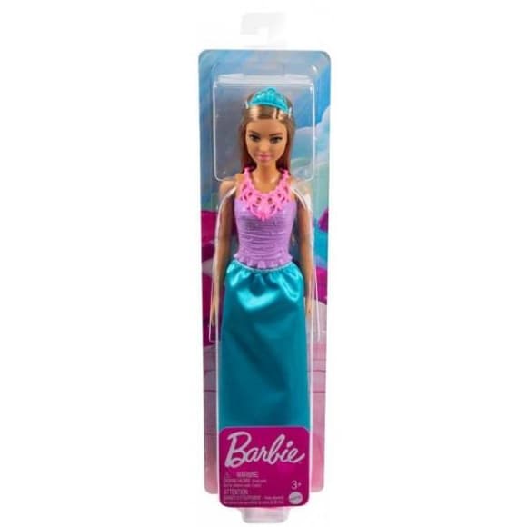 Лялька Barbie Дрімтопія Чарівна принцеса світла шатенка у блакитній спідниці (HGR00-HGR03)